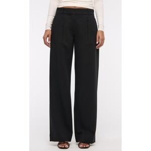Abercrombie & Fitch Black Wide Leg Maternity Pants